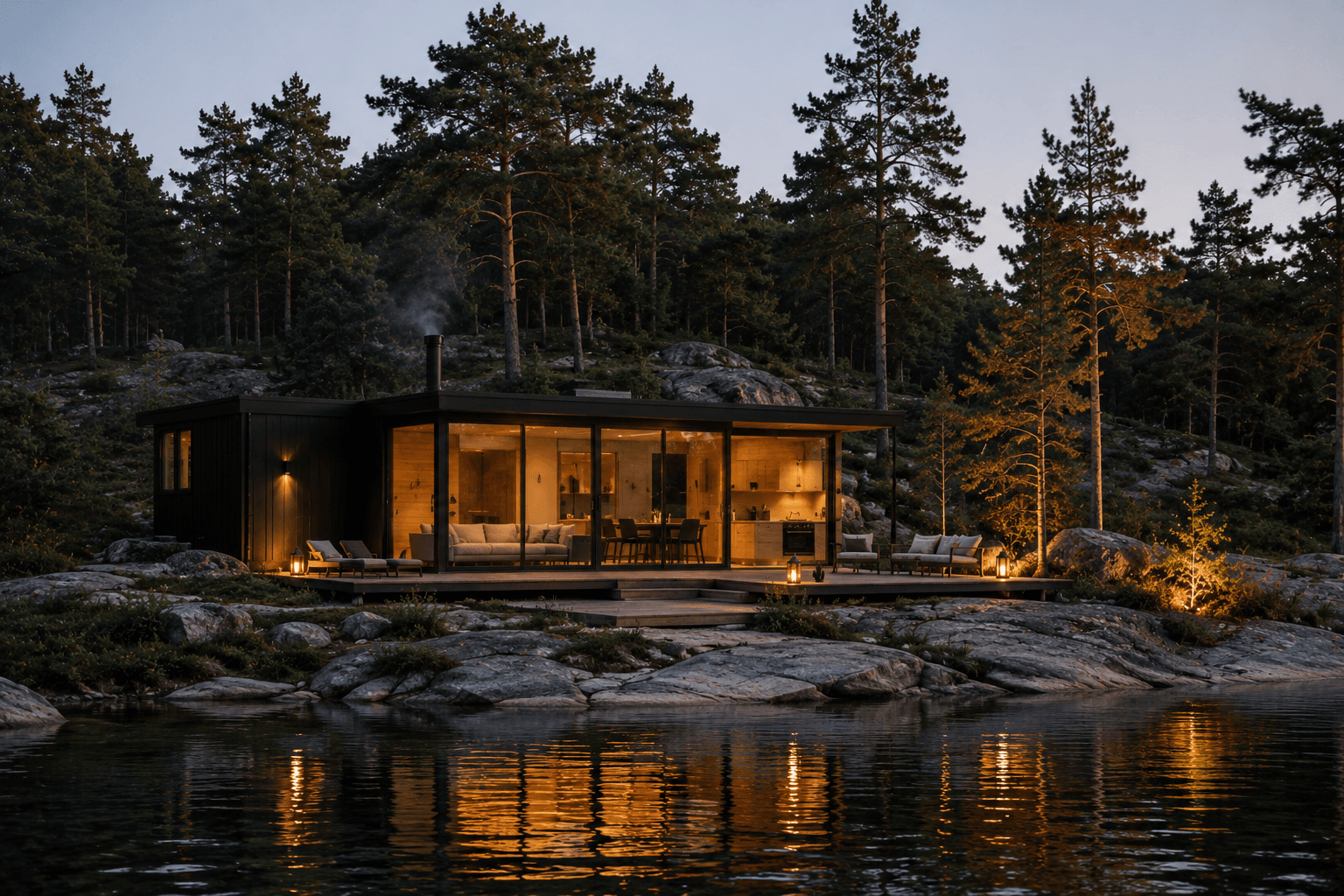MIR capsule home as a private second home in nature